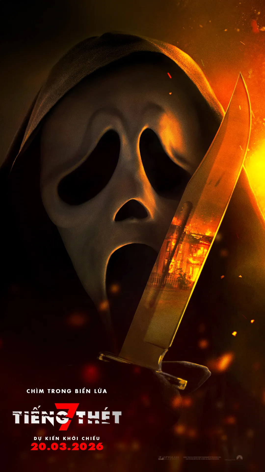 Phim Tiếng Thét 7 ra rạp Việt vào 20/3.