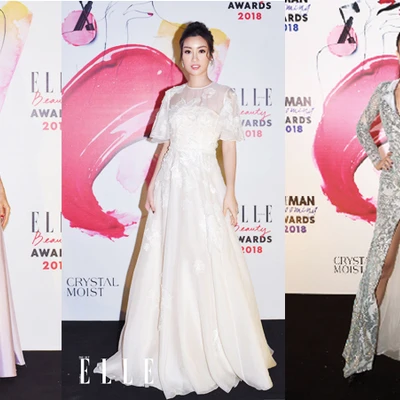 Top trang phục thảm đỏ đẹp nhất lễ trao giải ELLE Beauty Awards 2018