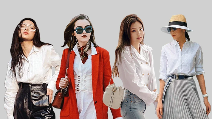 cách phối đồ áo sơ mi thời trang công sở