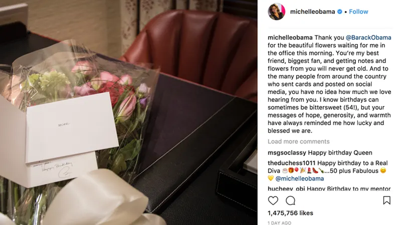 sinh nhật Michelle Obama