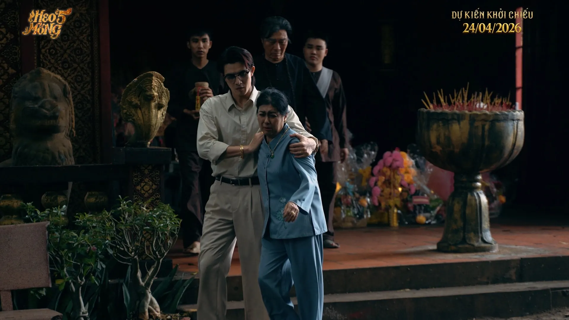 phim việt Heo 5 Móng khai thác truyền thuyết của người Khmer. (Ảnh: Page Phim Heo Năm Móng)