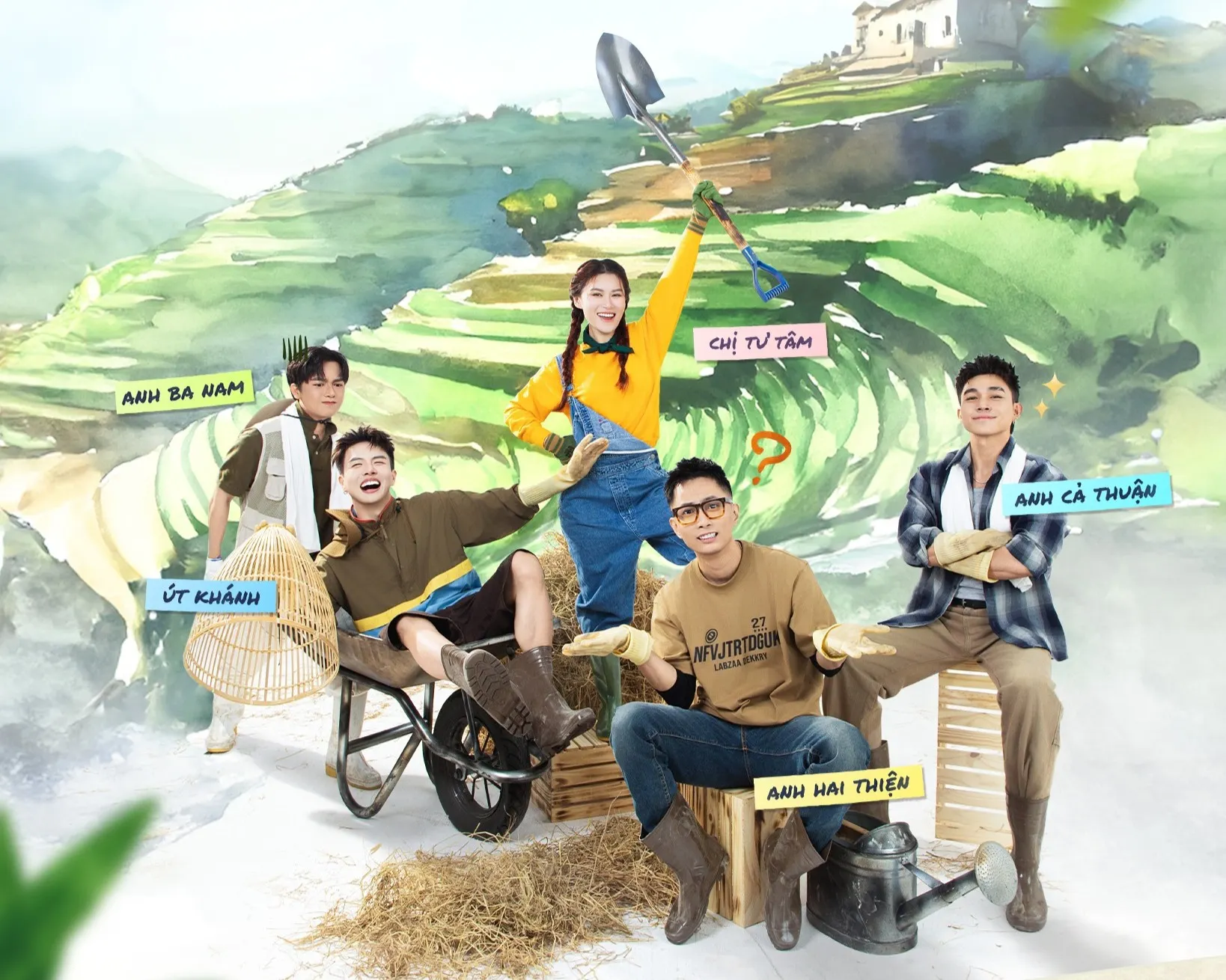 dàn cast chương trình gia đình haha Bùi Công Nam, Ngọc Thanh Tâm, Duy Khánh, Jun Phạm
