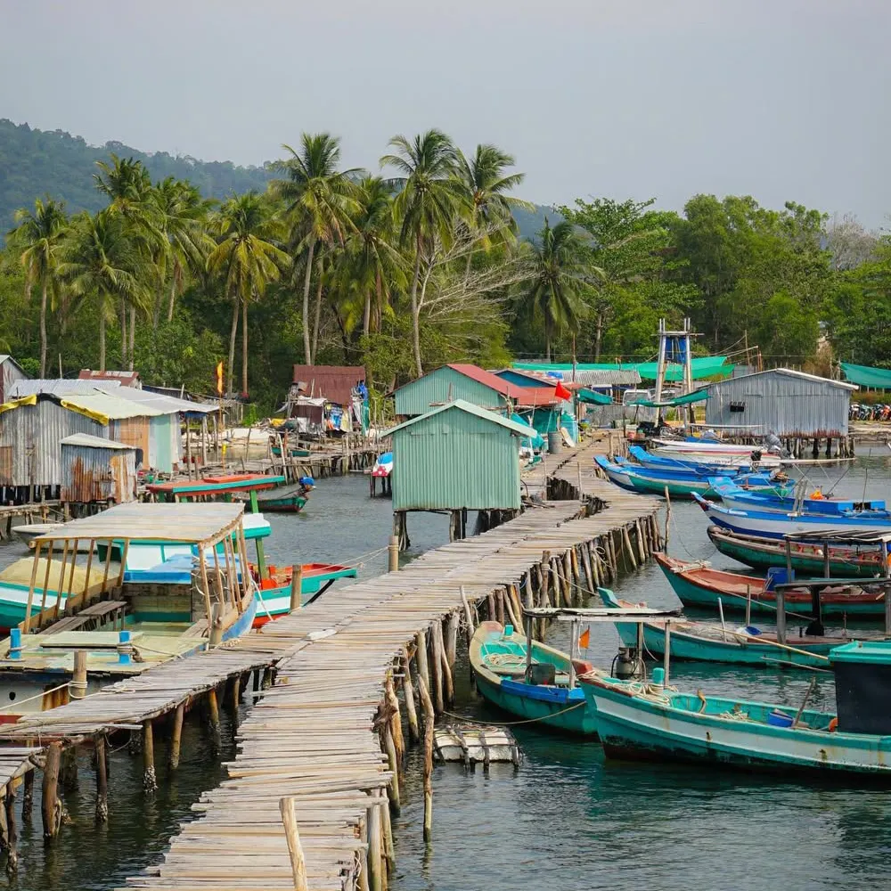 du lịch làng chài rạch vẹm