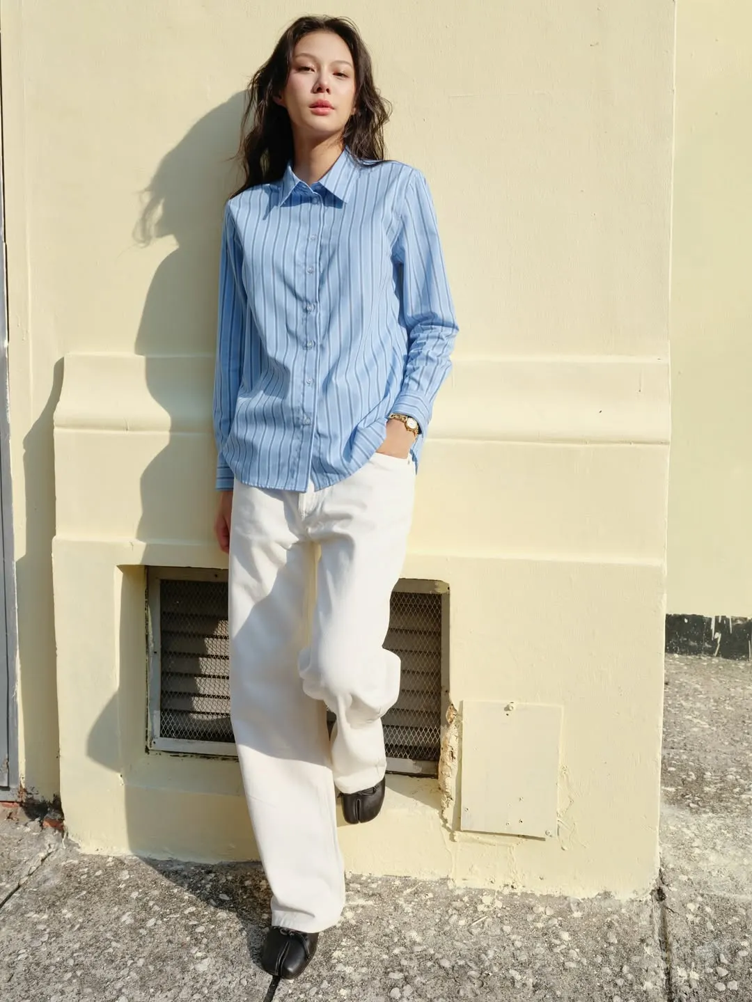 áo sơ mi the blue tshirt