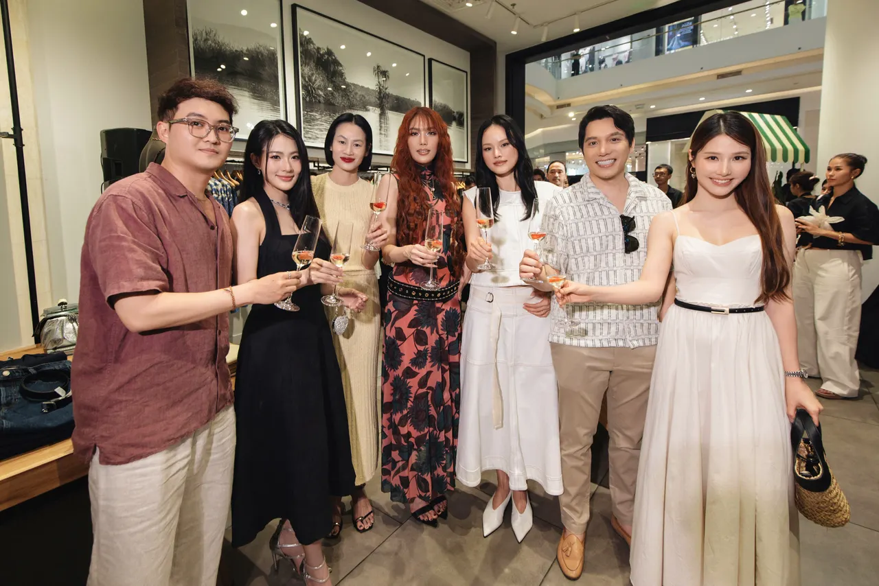 Khách mời tại sự kiện ra mắt BST Xuân 2026 của Banana Republic