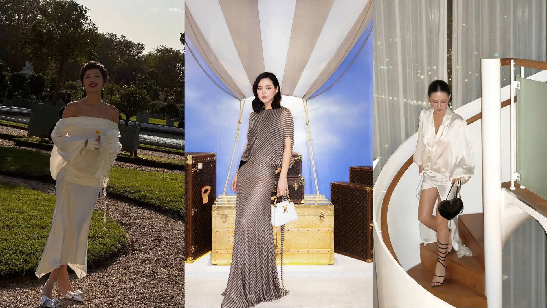Cô em trendy diện các thiết kế váy hạ eo