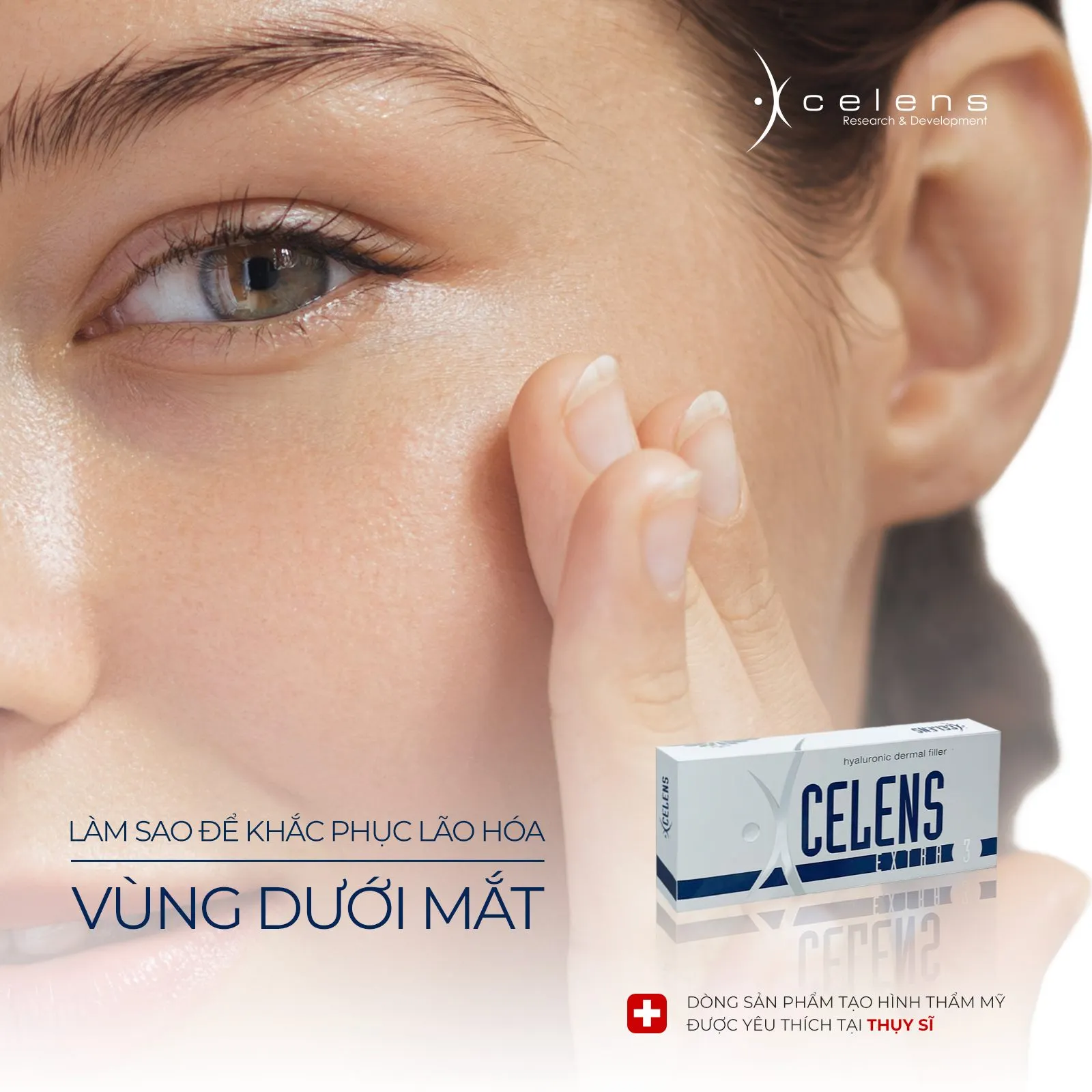 Xcelens Extra 3 tinh chỉnh vùng da mắt phụ nữ