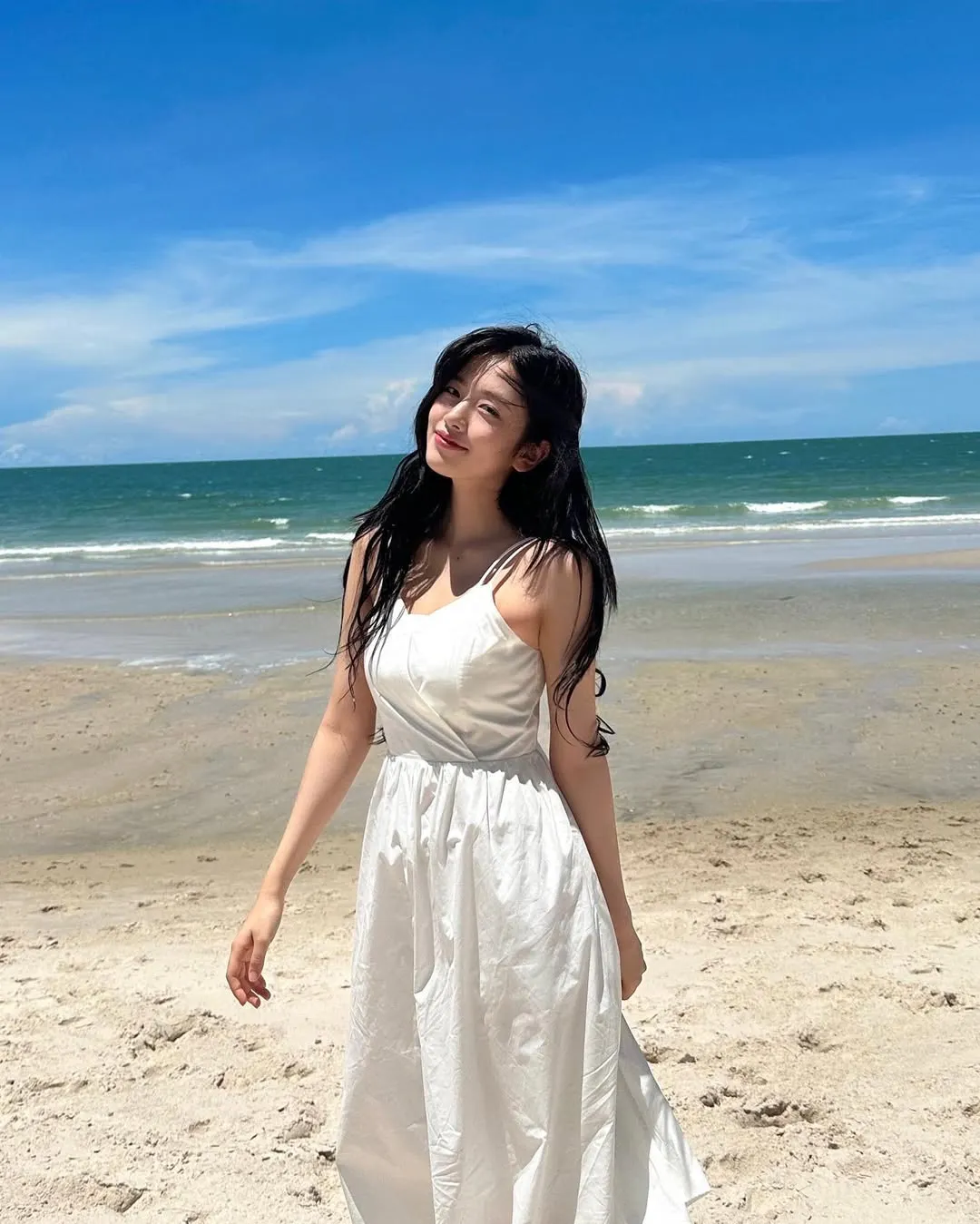 _yujin_an váy cotton