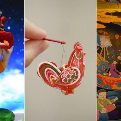 quà tặng nghệ thuật trung thu 2021