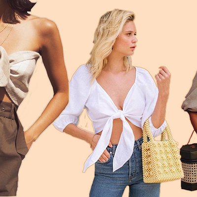Crop top thắt nơ 24