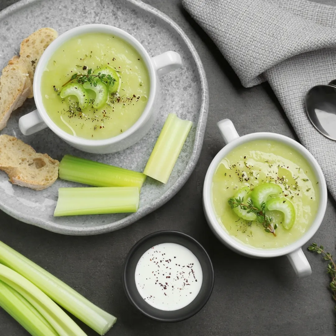 Hình ảnh súp kem cần <mark class=