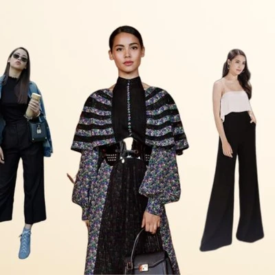 Urassaya mặc áo croptop trắng quần đen cầm túi xách