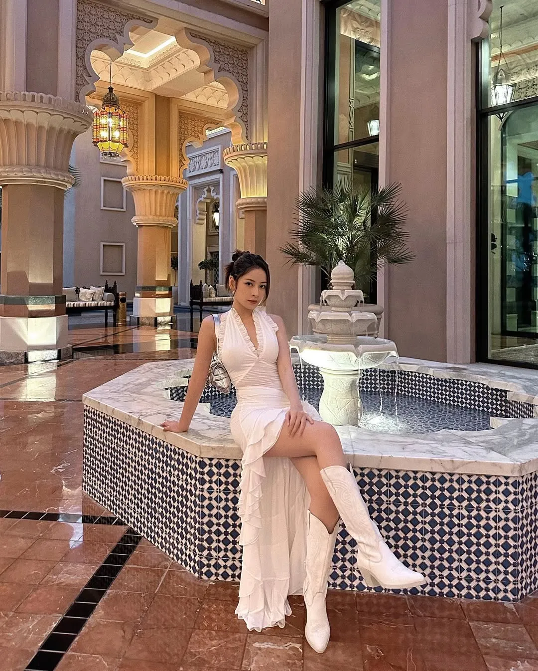 Chi Pu song tử boho chic