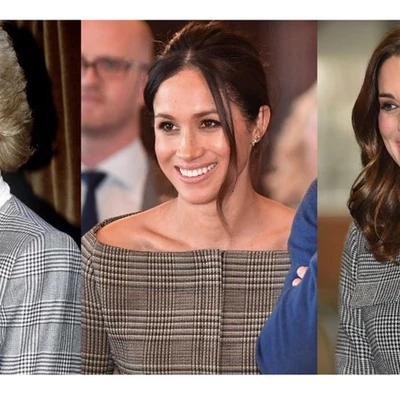 Họa tiết kẻ caro nào làm say mê 3 nàng dâu hoàng gia Anh?