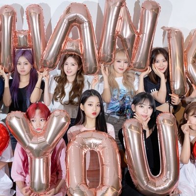 nhóm iz*one thank you