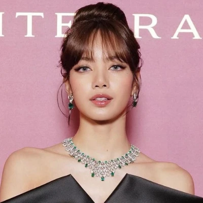 Lisa Blackpink tại sự kiện ra mắt bộ sưu tập mới của thương hiệu BVLGARI. Ảnh: Instagram@ Bulgari.