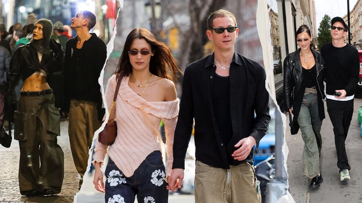 Bella Hadid và Marc Kalman trong đồ đôi