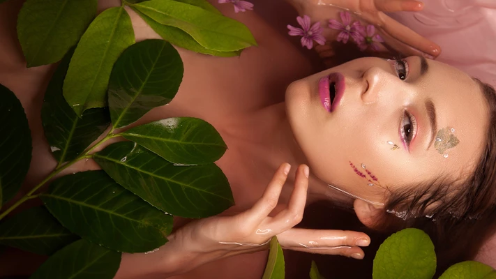 trắc nghiệm cô gái nằm trong nước
