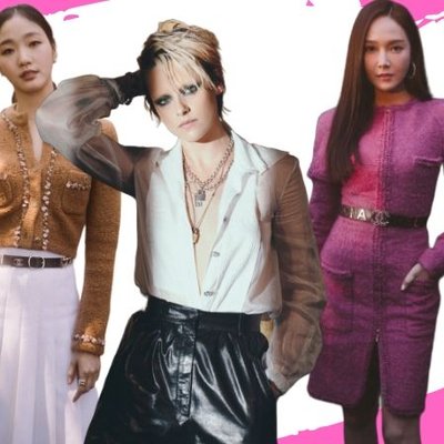 jessica jung và kim go eun hội ngộ kristen stewart tại buổi trình diễn bst métiers d'art ở seoul