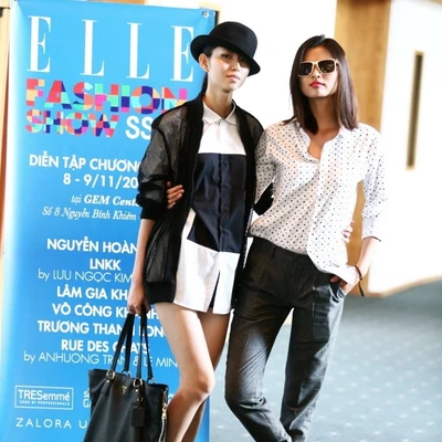 ellevn elle fashion show rehearsal
