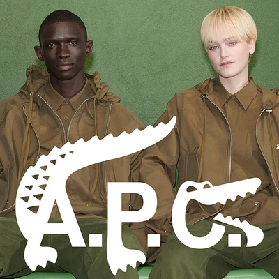 các thiết kế trong BST Lacoste x A.P.C mùa Hè 2022