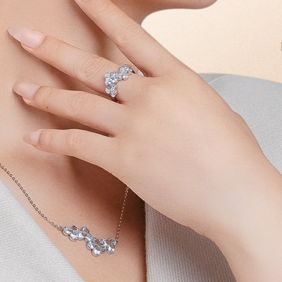 trang sức sợi mảnh Flower Power Set Lộc Phúc Fine Jewelry