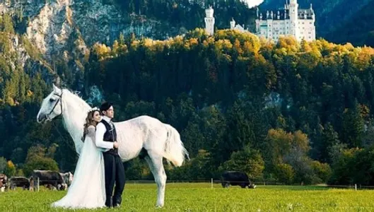 Ảnh cưới đẹp như mơ của Châu Kiệt Luân - Côn Lăng