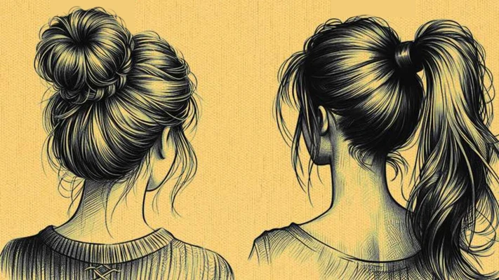 đâu là kiểu búi tóc yêu thích của bạn trắc nghiệm