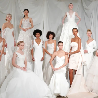 váy cưới cổ điển amsale bridal