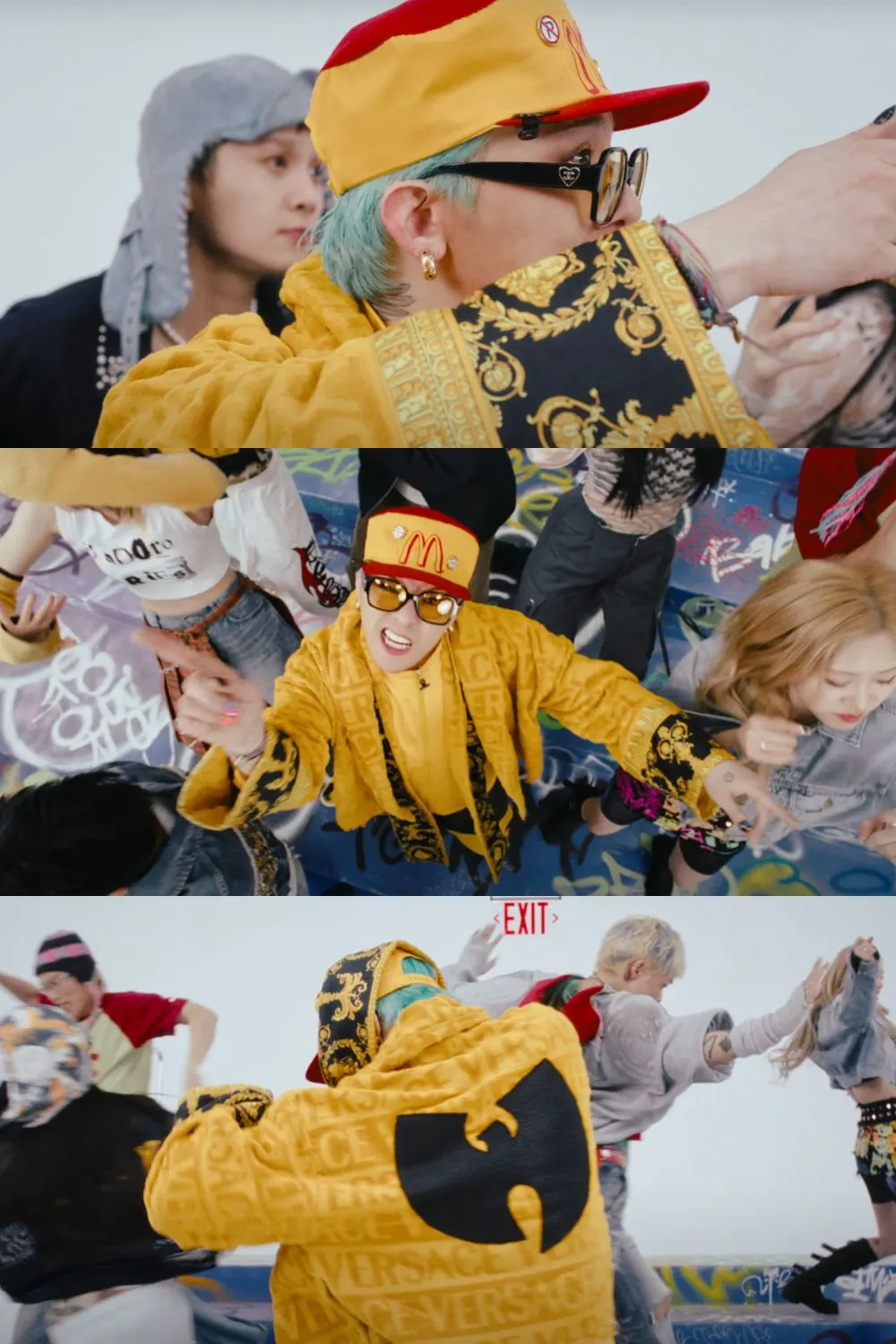 thời trang màu vàng g-dragon