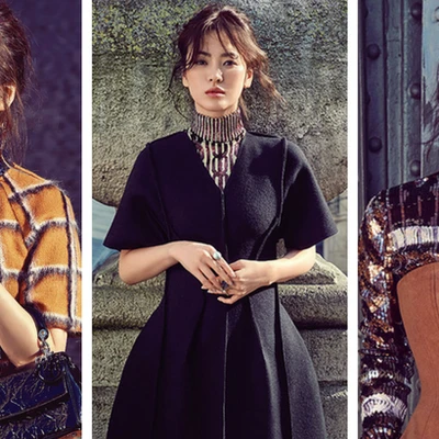 Phong cách thời trang U40 thanh khiết như Song Hye Kyo