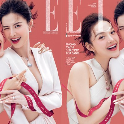 tạp chí phái đẹp elle trang bìa Đông Nhi Minh Hằng