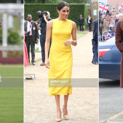 Bí quyết "đối phó" với giày cao gót hoàn toàn trái ngược của Công nương Kate và Meghan