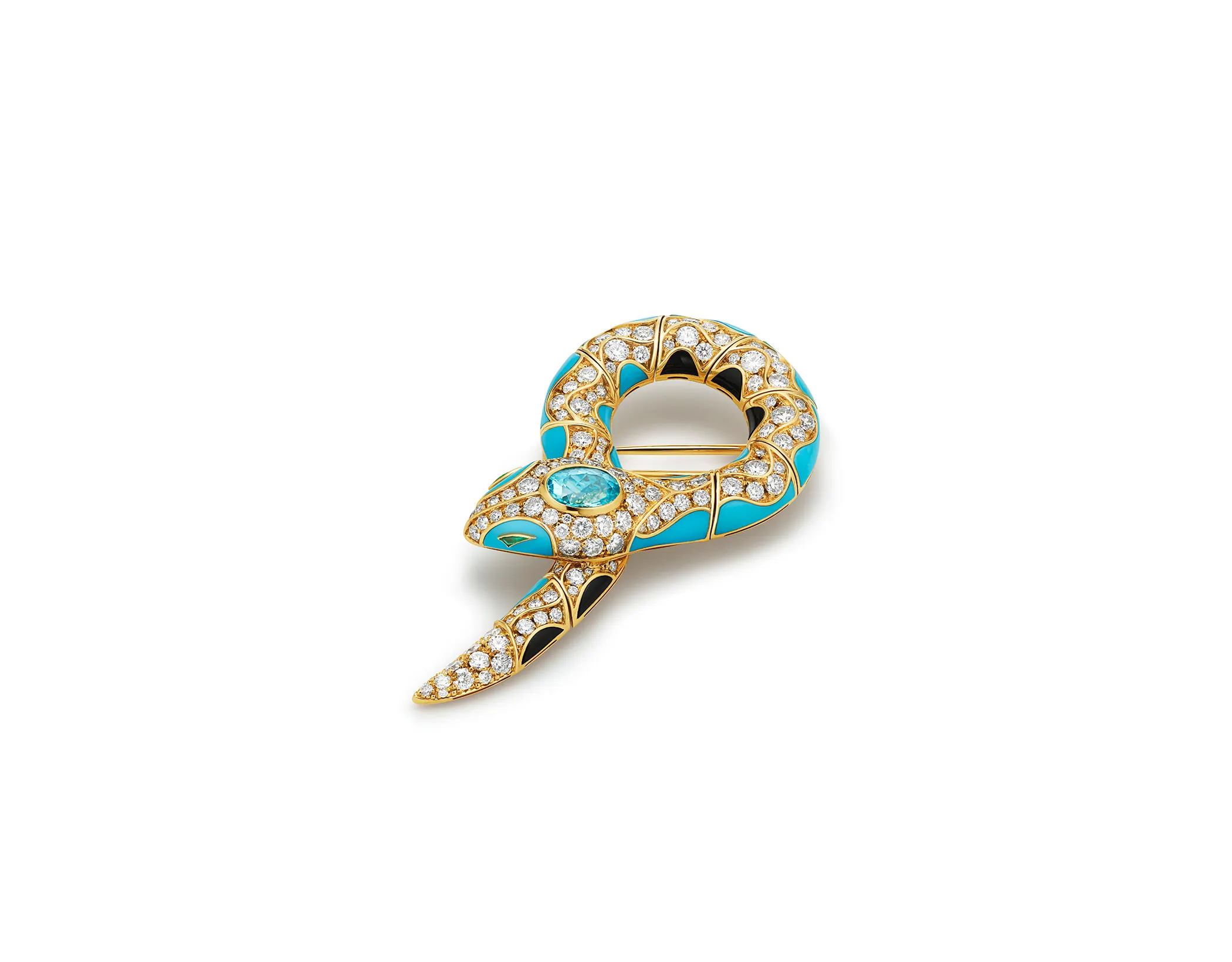 phụ kiện gài áo Bvlgari 