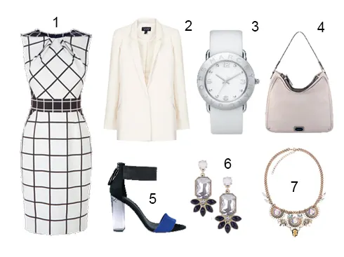 1.Karen Millen 2.Topshop 3.Marc By Marc Jacobs 4.Nine West 5.Charles & Keith 6.Accessorize 7. Accessorize