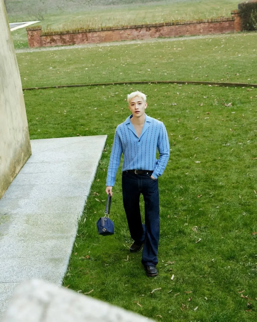 Bang Chan trong chiến dịch FENDI Pre-Collection Thu/Đông 2026