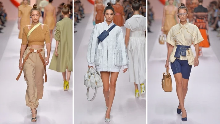 BST Fendi Xuân - Hè 2019: Khi những chiếc túi khổng lồ trở lại