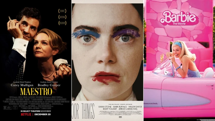 poster phim poor things, maestro, barbie và những thông điệp về tính nữ trong phim elle