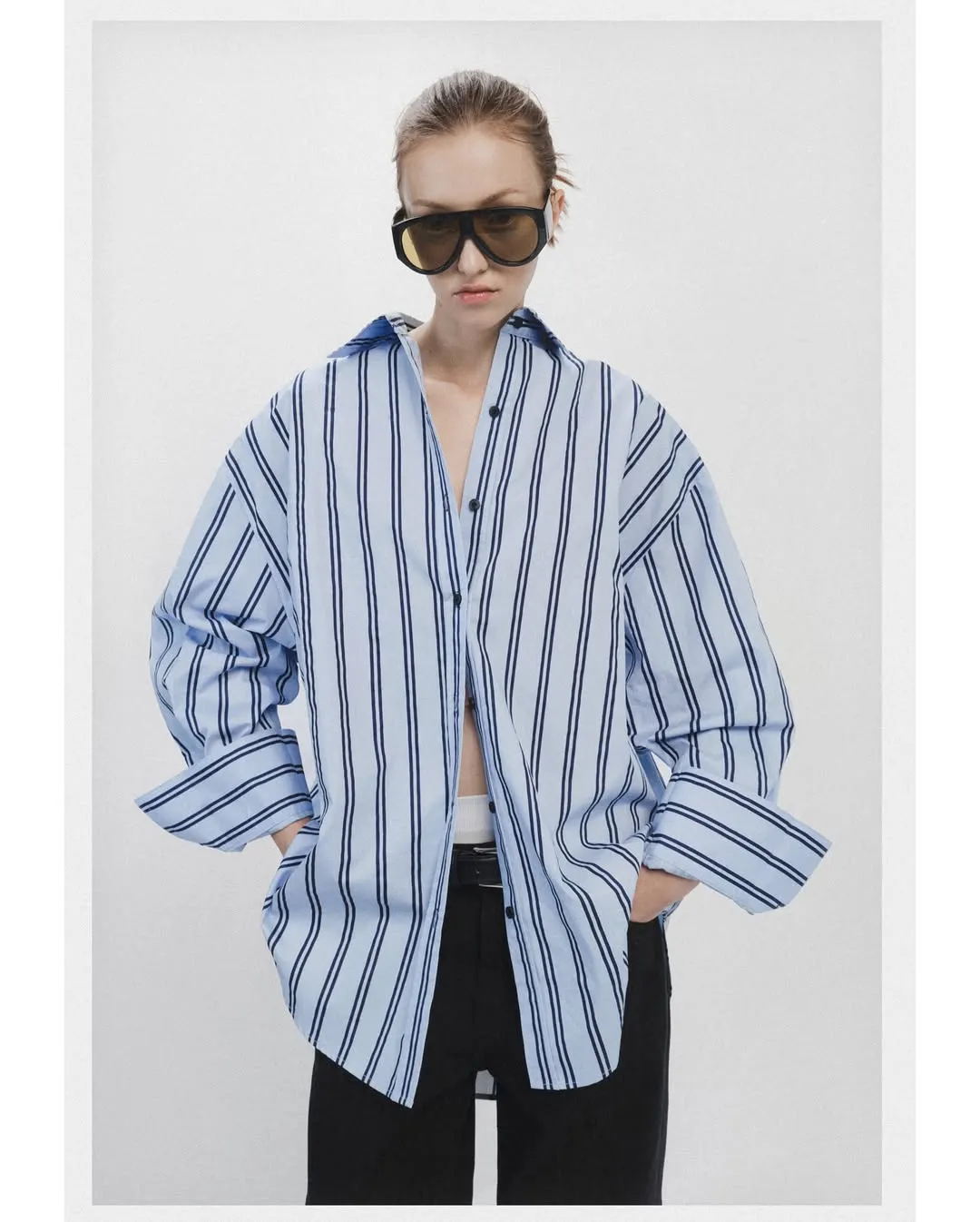sơ mi kẻ sọc highchic 