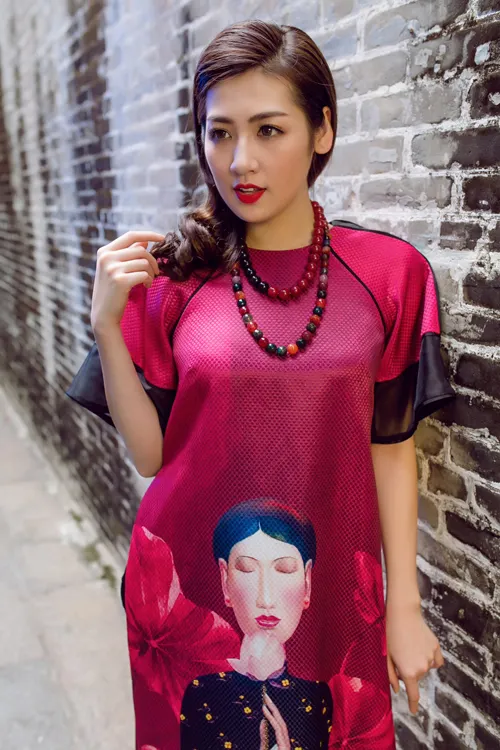 Áo dài của Adrian Anh Tuấn x Chinh - elle man 9