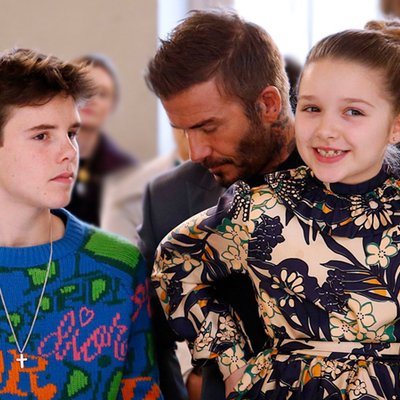 harper beckham tuần lễ thời trang london thu đông 2020