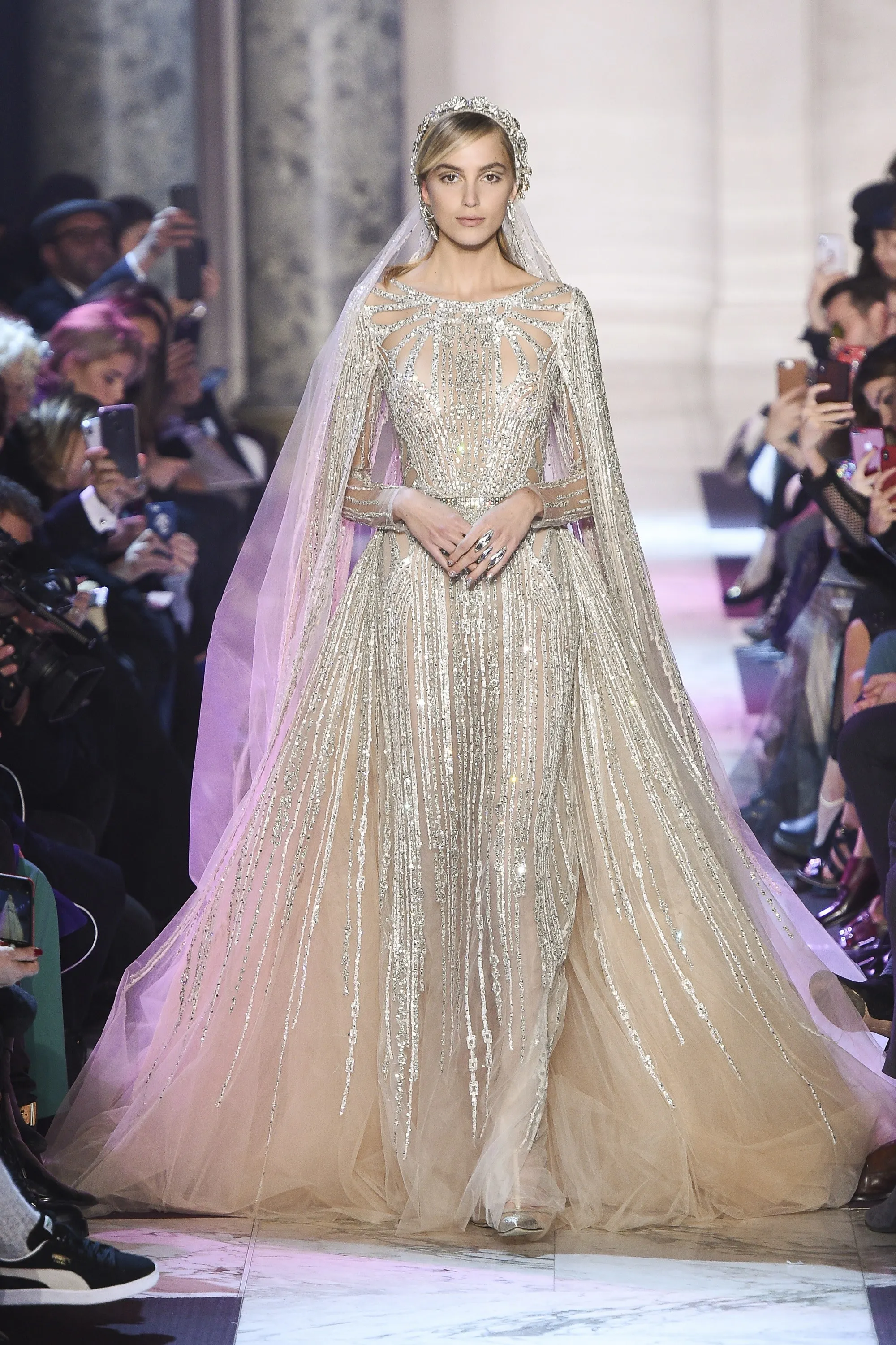 BST thời trang Elie Saab Couture Spring 2018: Giấc mộng mùa xuân xa hoa 10
