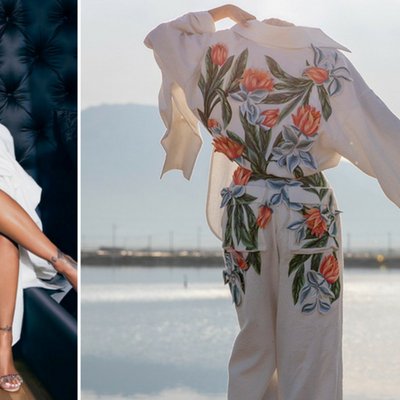 Ca sĩ Rihanna diện thiết kế của Nguyễn Công Trí