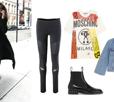 1 món đồ 4 phong cách cùng quần legging cá tính