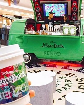 Xe Cafe Kenzo xuất hiện đầy ấn tượng tại Saigon Centre