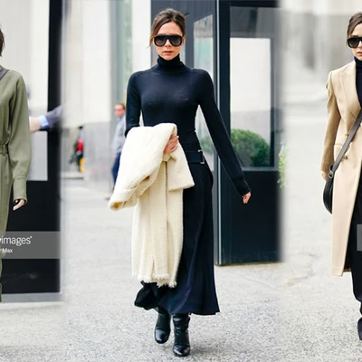 Học hỏi phong cách thời trang Thu sành điệu của Victoria Beckham