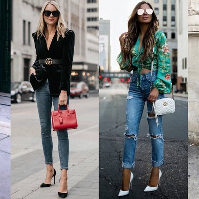 Thử ngay 5 cách "hô biến" quần jeans thành trang phục dự tiệc