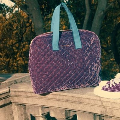 bst converse golf le fleur velvet túi xách và giày converse màu tím