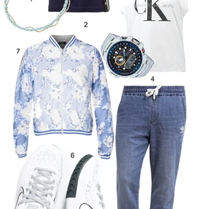 Thể thao với áo khoác bomber