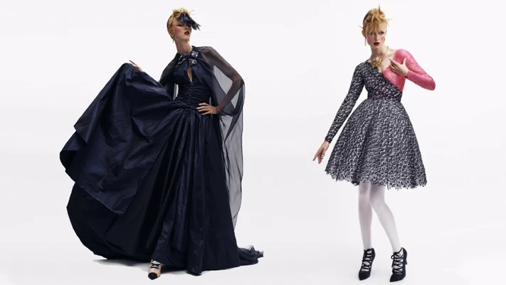 hai thiết kế trong bst chanel haute couture thu đông 2020